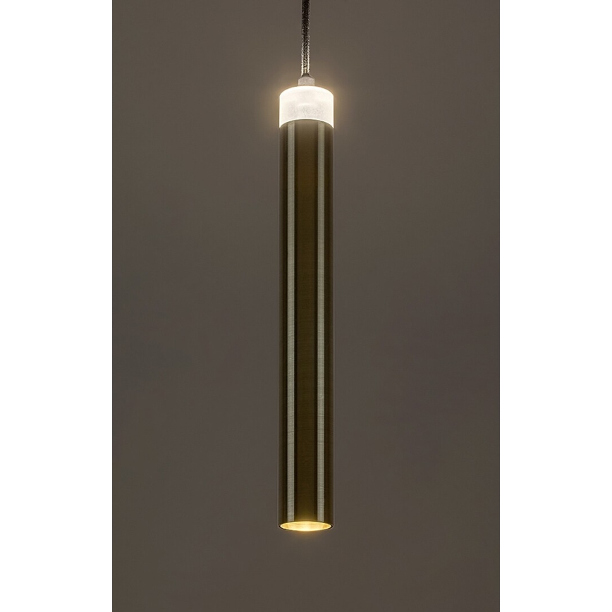 Rabalux - Світлодіодна підвісна люстра LED/10W/230V 4000K чорний/золотий