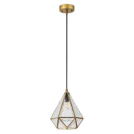 Rabalux - Tiffany Вітражна підвісна люстра 1xE14/40W/230V золотий