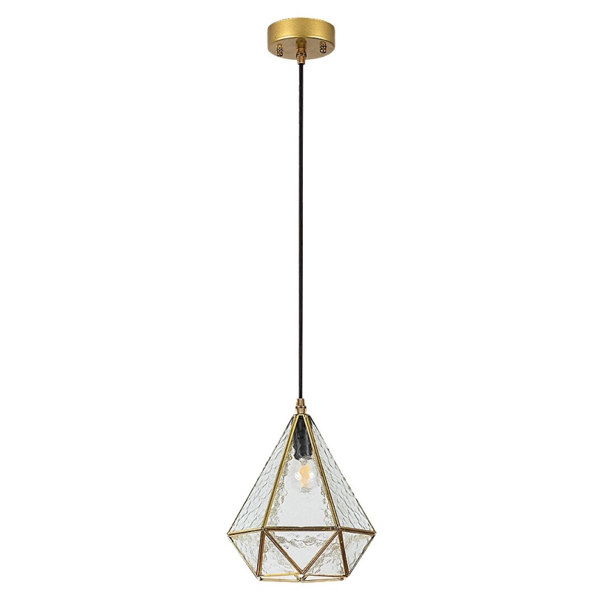 Rabalux - Tiffany Вітражна підвісна люстра 1xE14/40W/230V золотий
