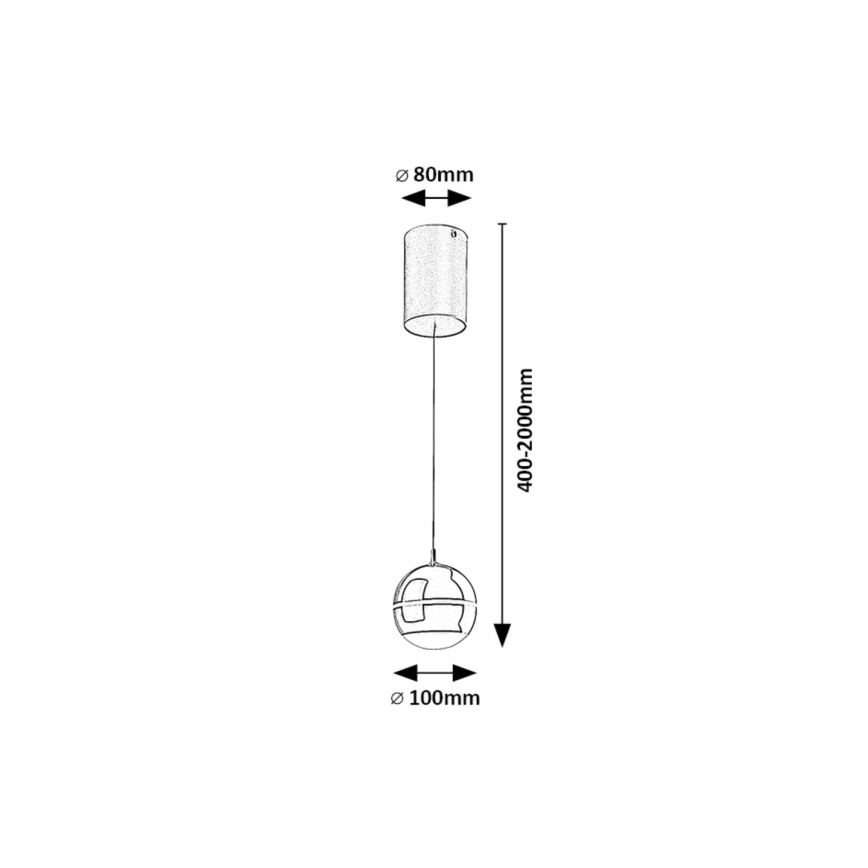 Rabalux - Светодиодная подвесная люстра LED/6W/230V 4000K