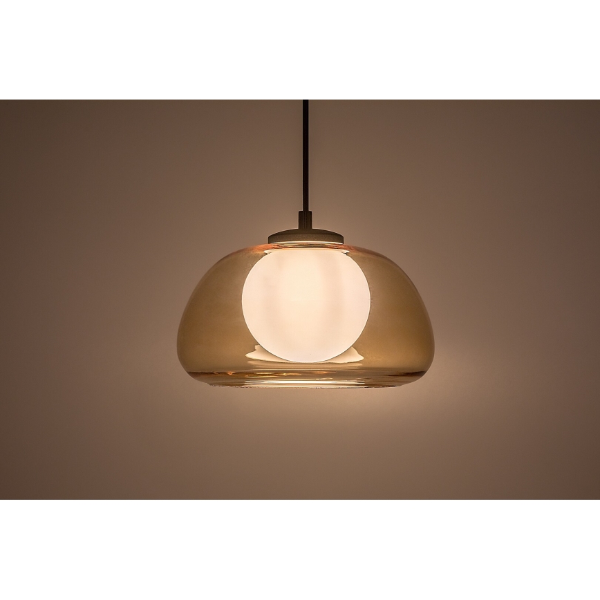 Rabalux - Подвесная люстра 1xG9/5W/230V коричневый/дымчатый