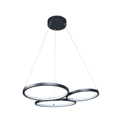 Rabalux - Світлодіодна підвісна люстра LED/38W/230V чорний