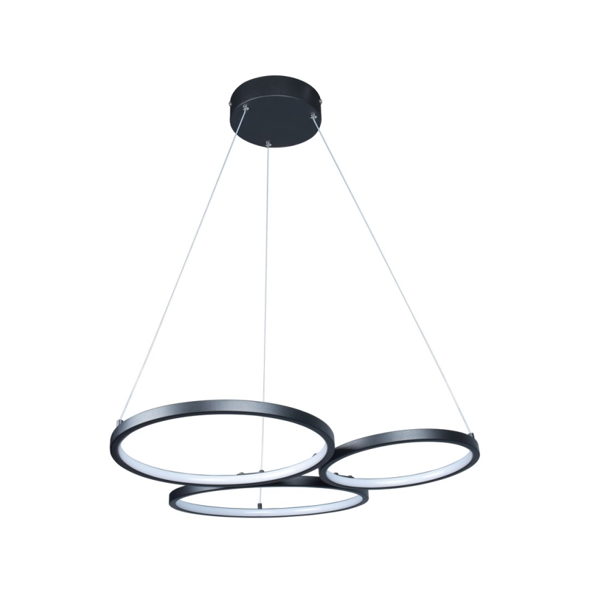 Rabalux - Світлодіодна підвісна люстра LED/38W/230V чорний