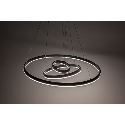 Rabalux - диммируемая светодиодная люстра на тросе LED/100Вт/230В 3000-6500К + пульт дистанционного управления