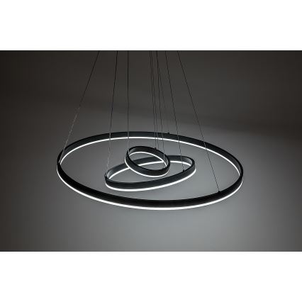 Rabalux - диммируемая светодиодная люстра на тросе LED/100Вт/230В 3000-6500К + пульт дистанционного управления