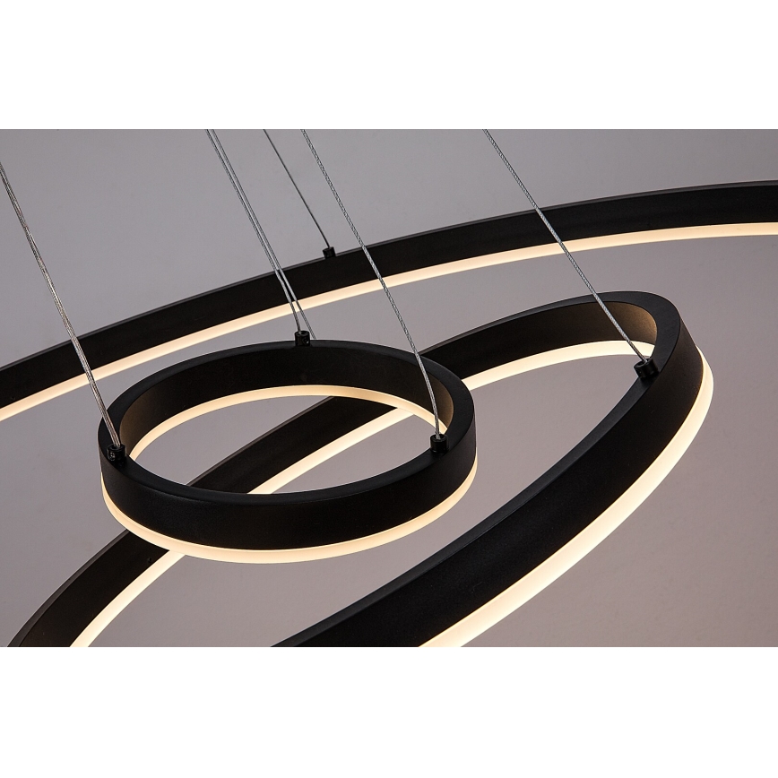 Rabalux - диммируемая светодиодная люстра на тросе LED/100Вт/230В 3000-6500К + пульт дистанционного управления