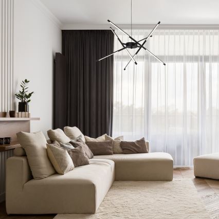 Rabalux - Світлодіодна підвісна люстра LED/40W/230V 3000K чорний