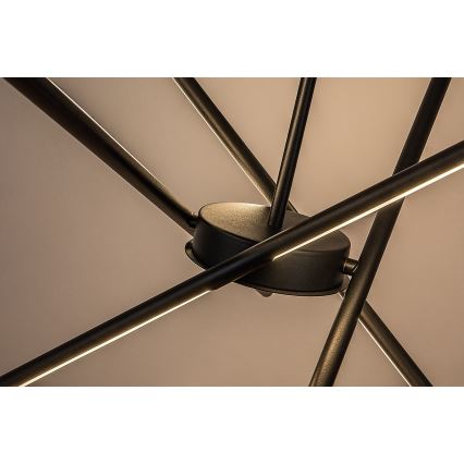 Rabalux - Світлодіодна підвісна люстра LED/40W/230V 3000K чорний