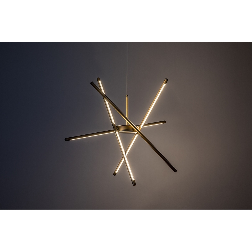 Rabalux - Світлодіодна підвісна люстра LED/40W/230V 3000K золотий