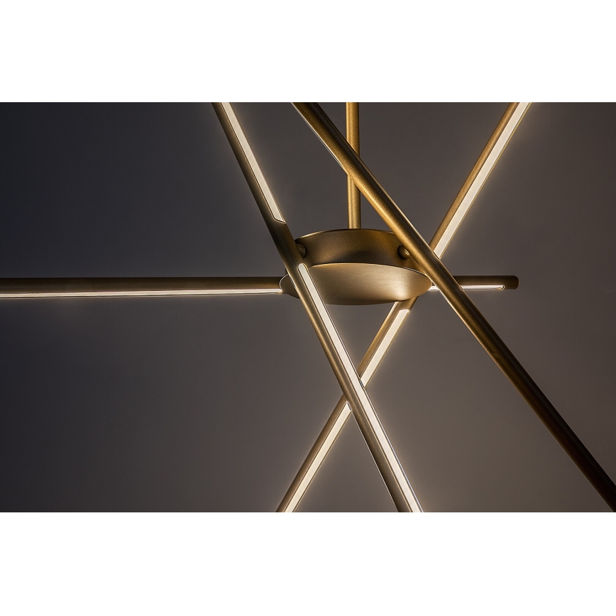 Rabalux - Світлодіодна підвісна люстра LED/40W/230V 3000K золотий
