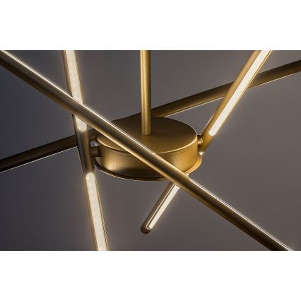 Rabalux - Світлодіодна підвісна люстра LED/40W/230V 3000K золотий