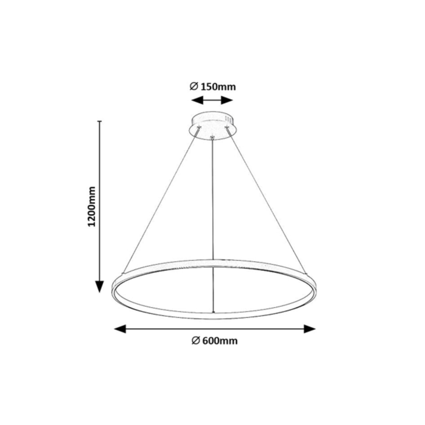 Rabalux - LED-люстра на тросі LED/55W/230V 3000K