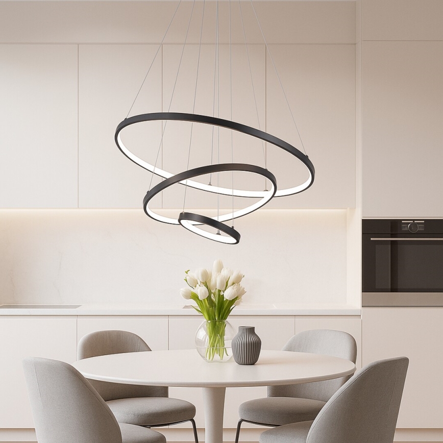 Rabalux - LED Диммируемая люстра на тросе LED/90W/230V 3000-6500K + пульт дистанционного управления