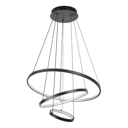 Rabalux - LED люстра на тросі з регульованою яскравістю LED/90W/230V 3000-6500K + пульт дистанційного керування