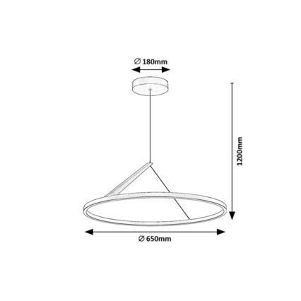 Rabalux - светодиодная люстра на тросе LED/40W/230V 3000K