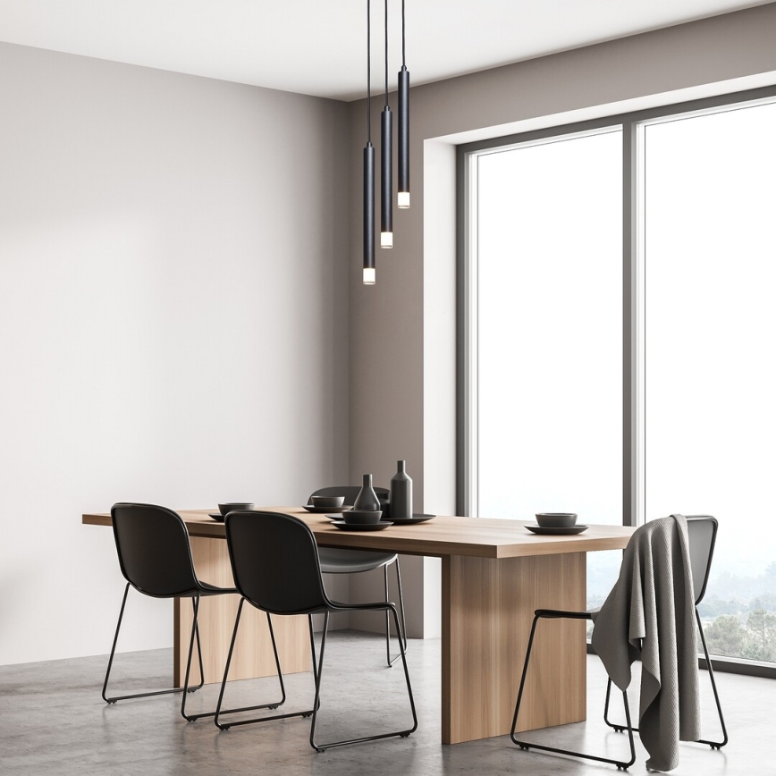 Rabalux - Підвісна люстра 3xG9/5W/230V чорний