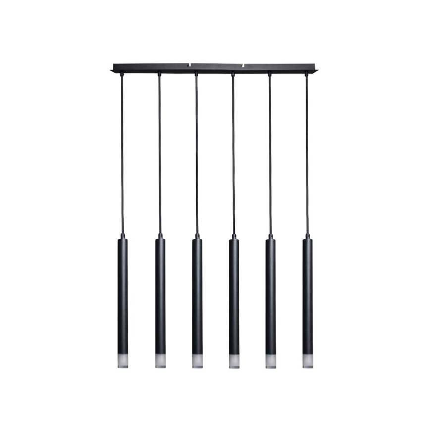 Rabalux - Підвісна люстра 6xG9/5W/230V чорний