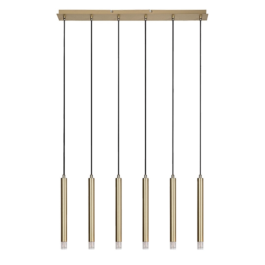 Rabalux - Подвесная люстра 6xG9/5W/230V золотистый