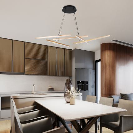 Rabalux - Светодиодная подвесная люстра с регулированием яркости LED/40W/230V 3000-6500K + дистанционное управление