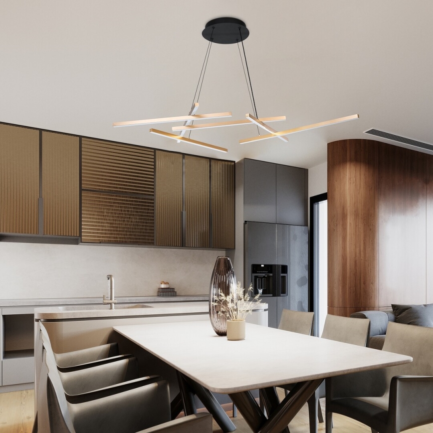 Rabalux - Светодиодная подвесная люстра с регулированием яркости LED/40W/230V 3000-6500K + дистанционное управление