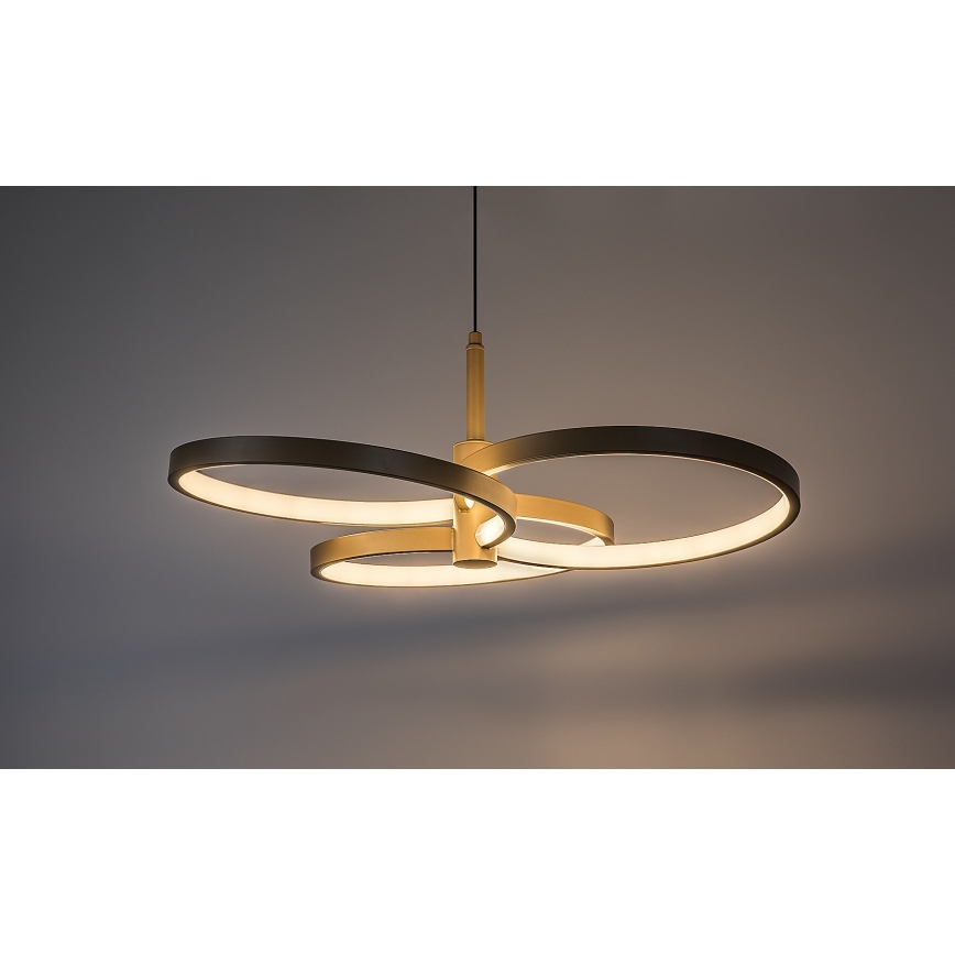 Rabalux - диммируемая подвесная LED-люстра на тросе LED/50 Вт/230 В 3000-6500 К + дистанционное управление