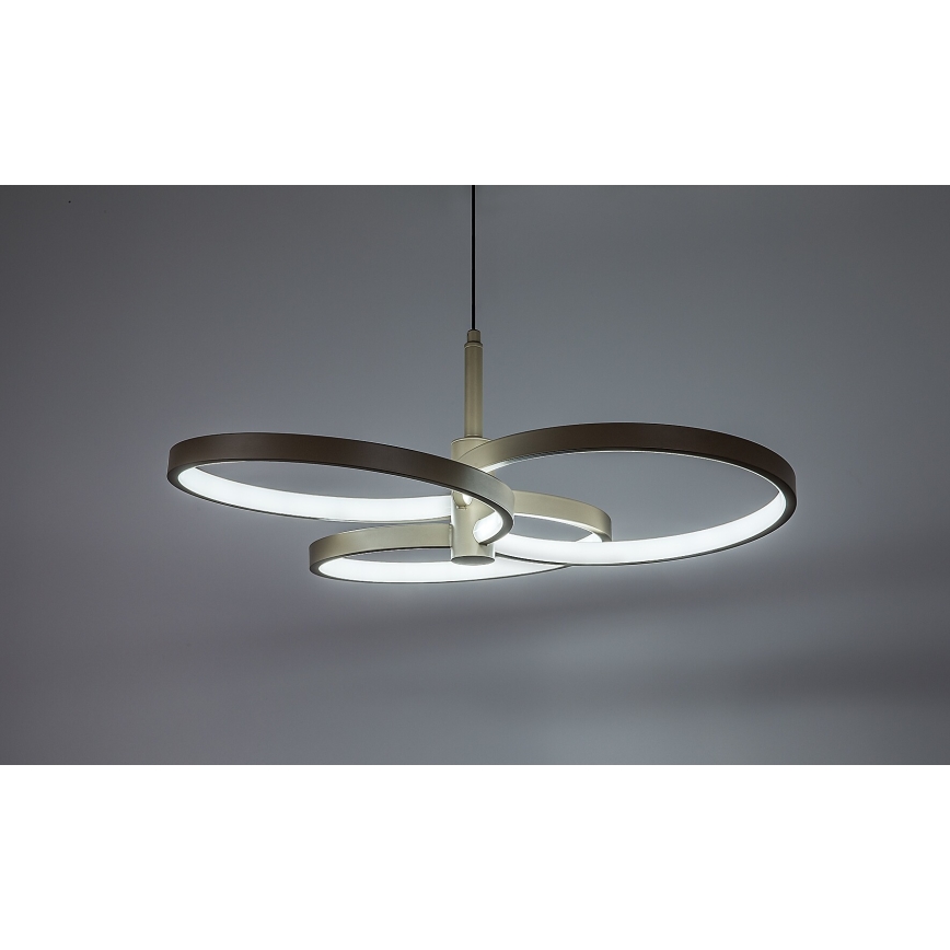 Rabalux - диммируемая подвесная LED-люстра на тросе LED/50 Вт/230 В 3000-6500 К + дистанционное управление