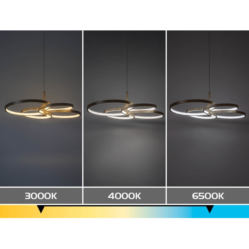 Rabalux - люстра на тросі з регулюванням яскравості LED/70W/230V 3000-6500K + пульт дистанційного керування