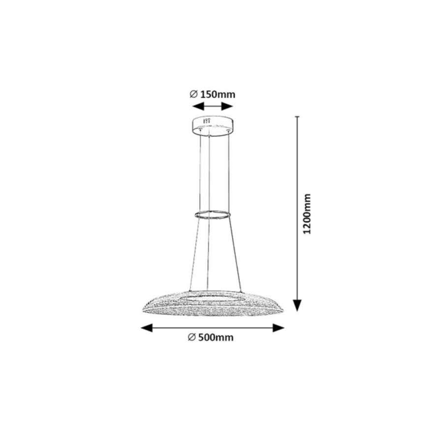 Rabalux - Светодиодная люстра на тросе LED/24W/230V 3000K