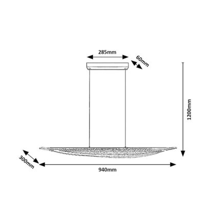 Rabalux - LED-подвесной светильник на тросе LED/32W/230V 3000K