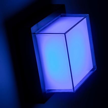Rabalux - LED RGBW Вуличний настінний світильник з регулюванням яскравості LED/10W/230V IP54 Wi-Fi Tuya