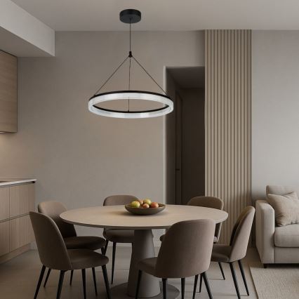 Rabalux - підвісна LED-люстра на тросі з регулюванням яскравості LED/24W/230V 3000-6500K + пульт дистанційного керування