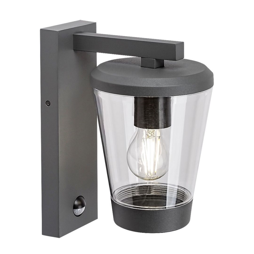 Rabalux - Уличный настенный светильник с датчиком движения 1xE27/40W/230V IP44