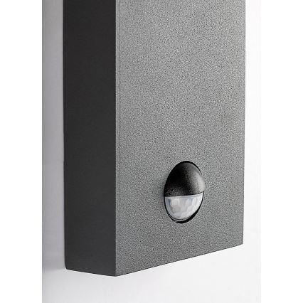 Rabalux - Уличный настенный светильник с датчиком движения 1xE27/40W/230V IP44