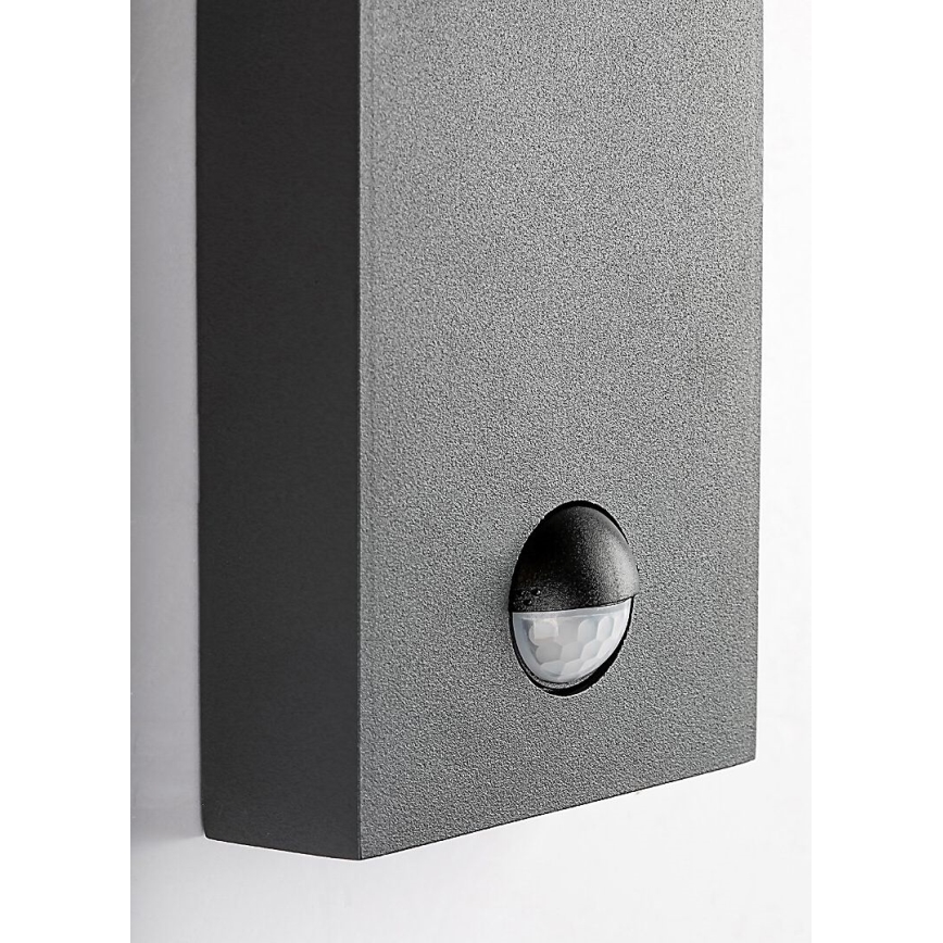 Rabalux - Вуличний настінний світильник з датчиком руху 1xE27/40W/230V IP44