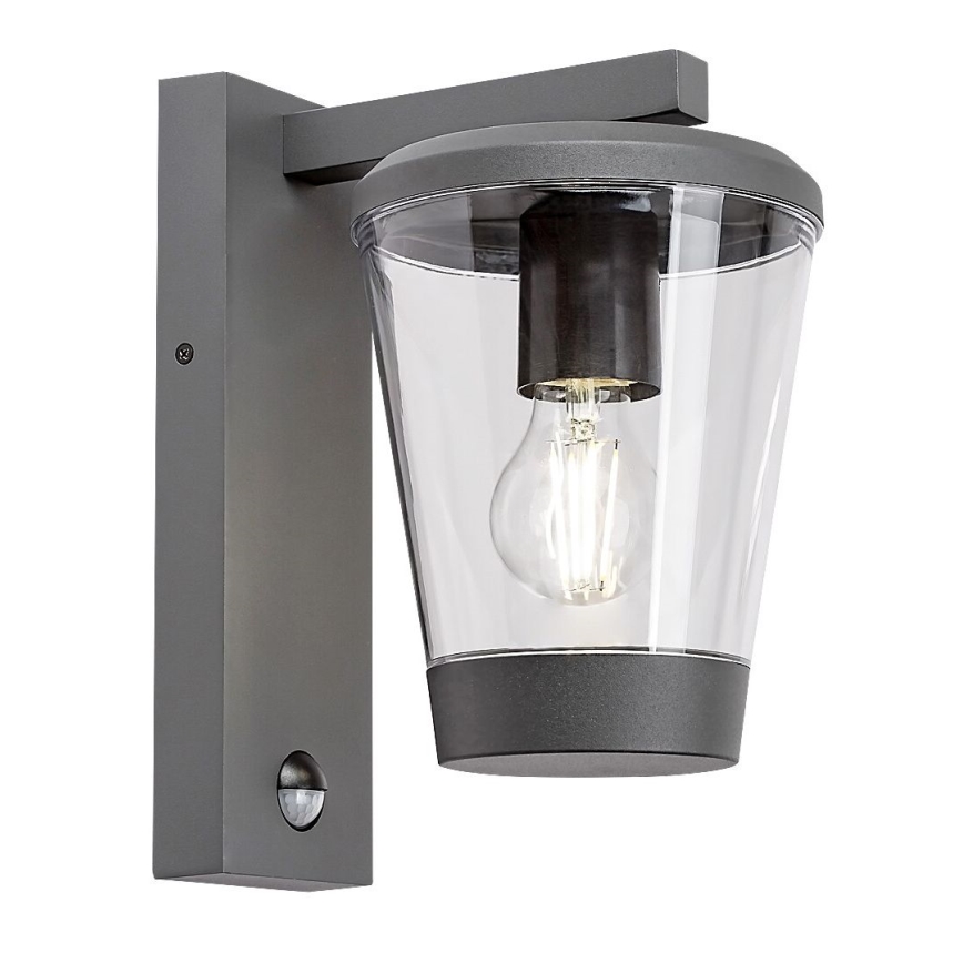 Rabalux - Вулична настінна лампа з датчиком 1xE27/40W/230V IP44