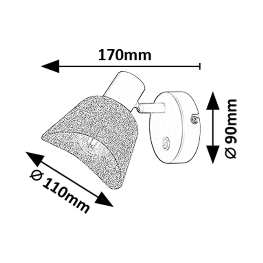 Rabalux - Настенный точечный светильник 1xE14/10W/230V