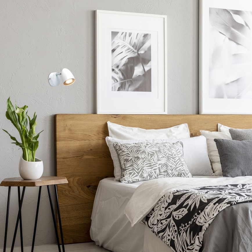 Rabalux - Настінний точковий світильник 1xGU10/5W/230V білий