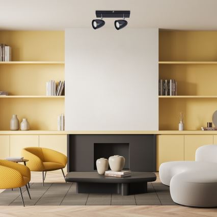 Rabalux - Точечный светильник 2xGU10/5W/230V черный