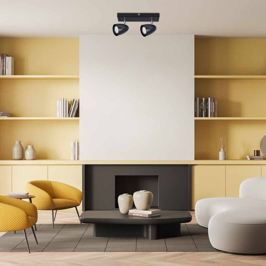 Rabalux - Точечный светильник 2xGU10/5W/230V черный