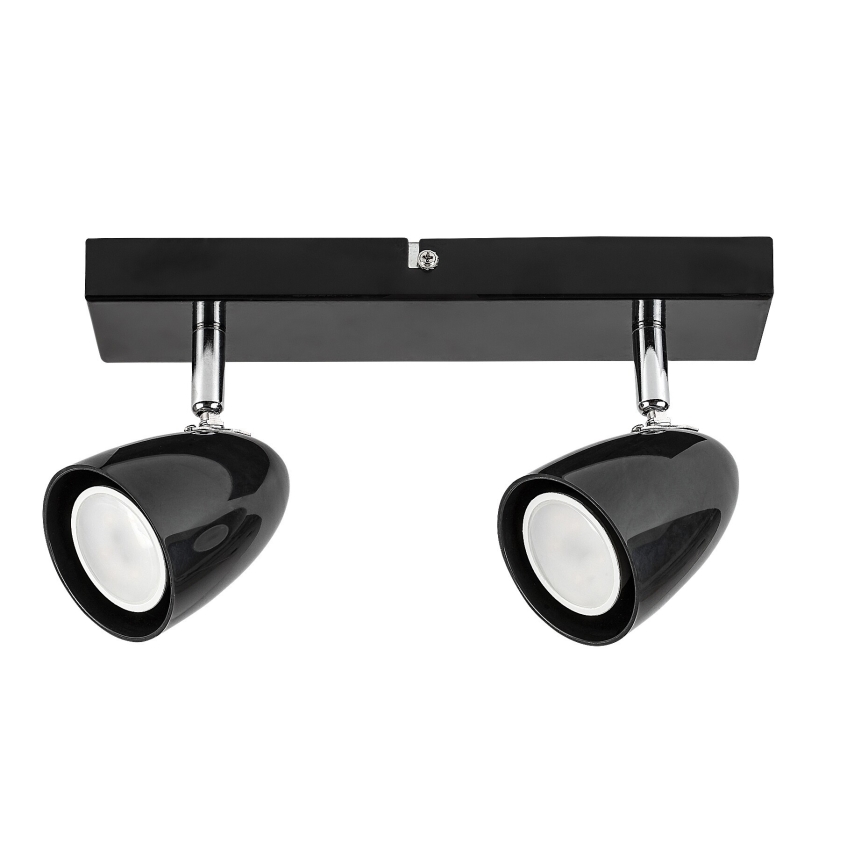 Rabalux - Точковий світильник 2xGU10/5W/230V чорний