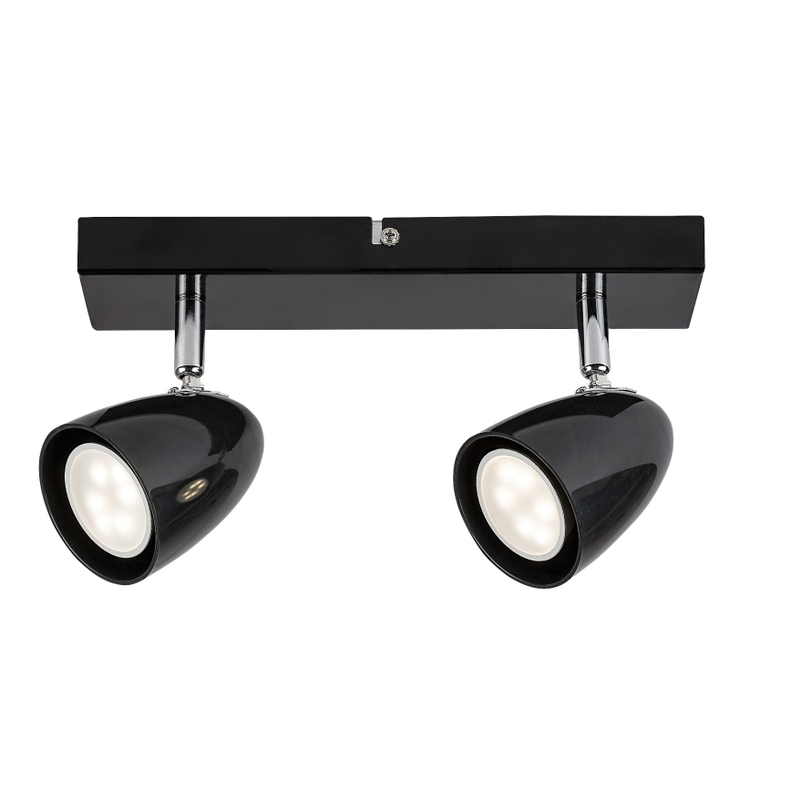 Rabalux - Точковий світильник 2xGU10/5W/230V чорний