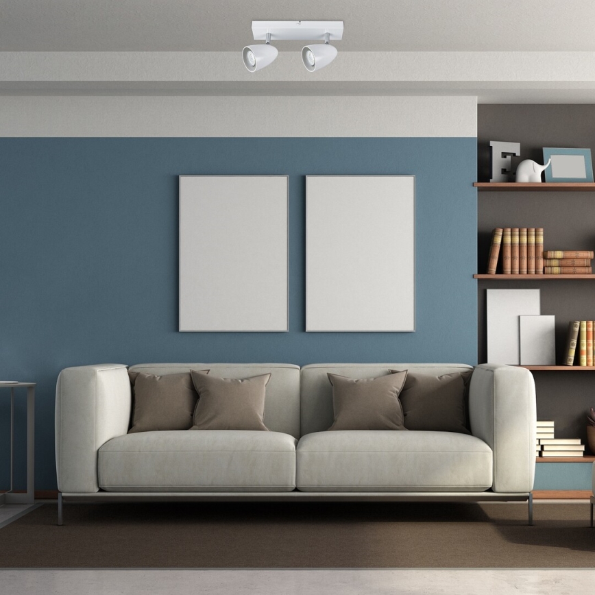 Rabalux - Точковий світильник 2xGU10/5W/230V білий