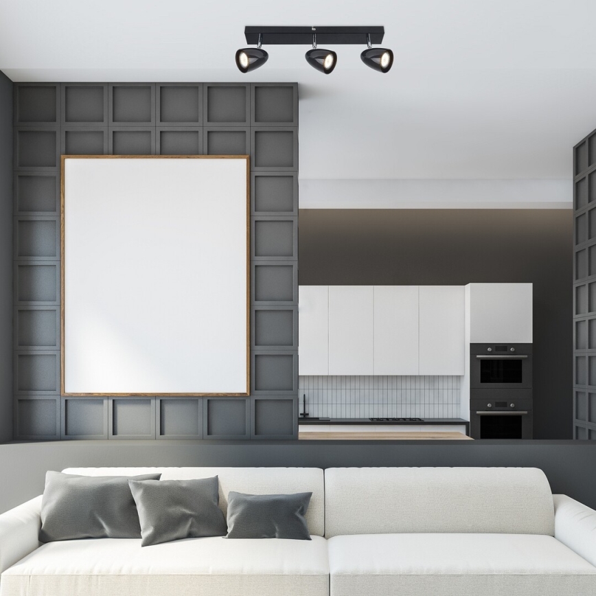 Rabalux - Точечный светильник 3xGU10/5W/230V черный