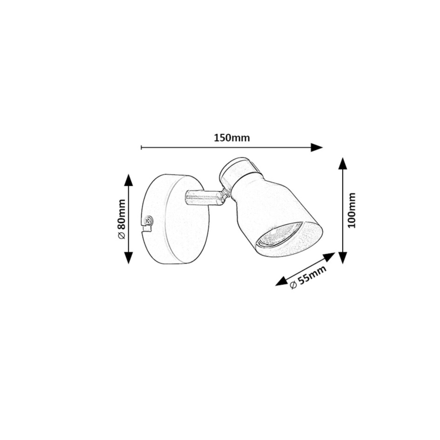 Rabalux - Настенный точечный светильник 1xGU10/25W/230V