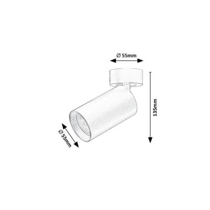 Rabalux - Точечный светильник 1xGU10/7W/230V белый