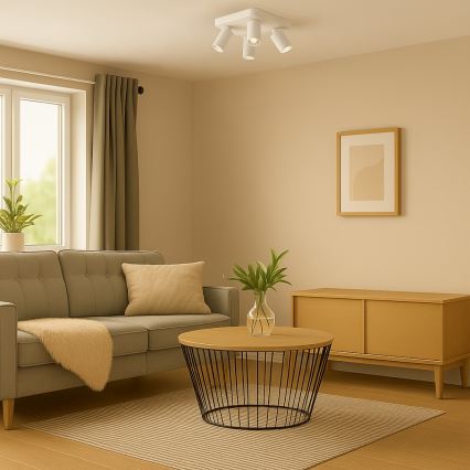 Rabalux - точечный светильник 4xGU10/7W/230V белый