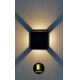Rabalux - Светодиодный уличный настенный светильник LED/6W/230V IP54 черный