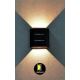 Rabalux - Светодиодный уличный настенный светильник LED/6W/230V IP54 черный