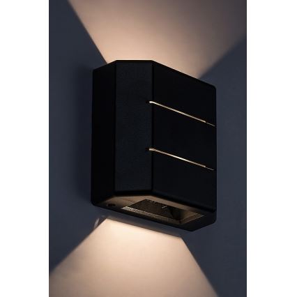 Rabalux - Вуличний настінний LED світильник LED/6W/230V IP54 чорний