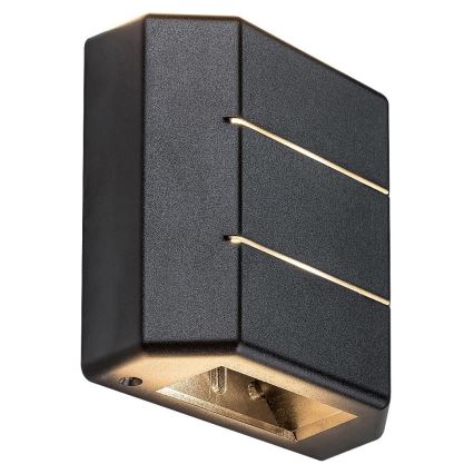 Rabalux - Вуличний настінний LED світильник LED/6W/230V IP54 чорний